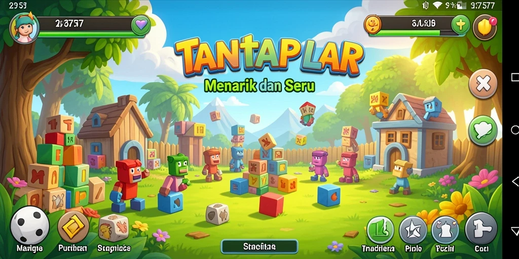 Tampilan menarik dari gameplay Puzzle 2757 yang menantang.