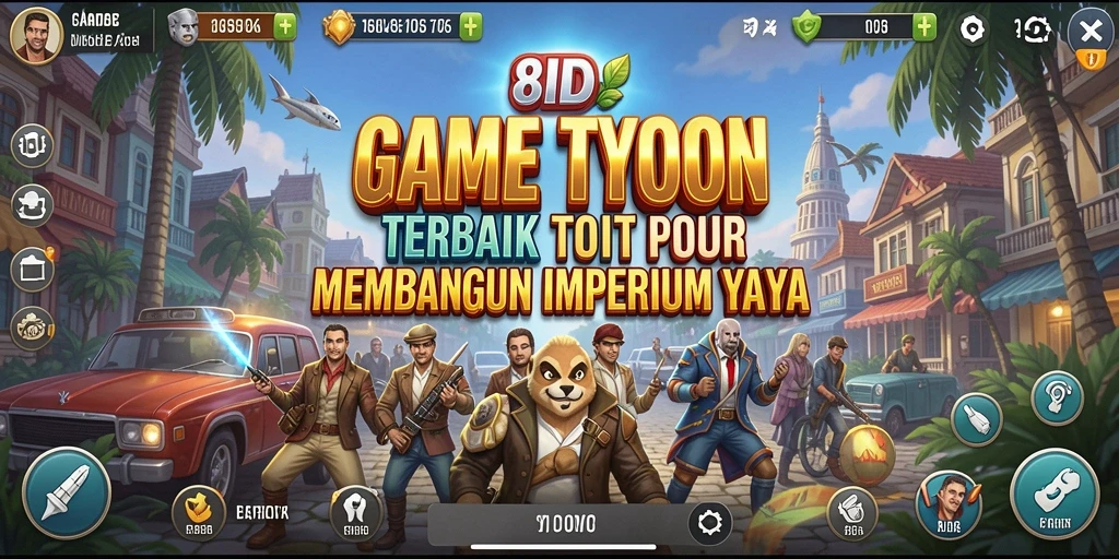 Screenshot utama 8ID menampilkan gameplay Tycoon yang menarik.