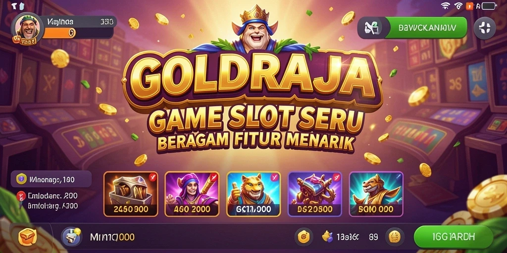GOLDRAJA - Tampilkan gameplay mesin slot yang seru dan penuh warna.