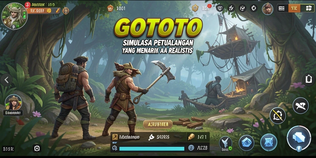 Tampilan gameplay GOTOTO yang imersif dan interaktif.