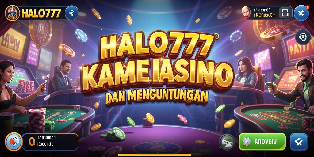 Visual gameplay HALO777 yang seru dan mengasyikkan.