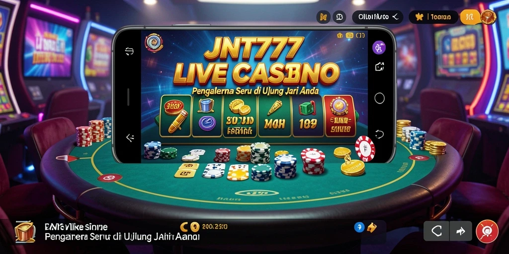 Gameplay Live Casino JNT777 yang mendebarkan dan interaktif.