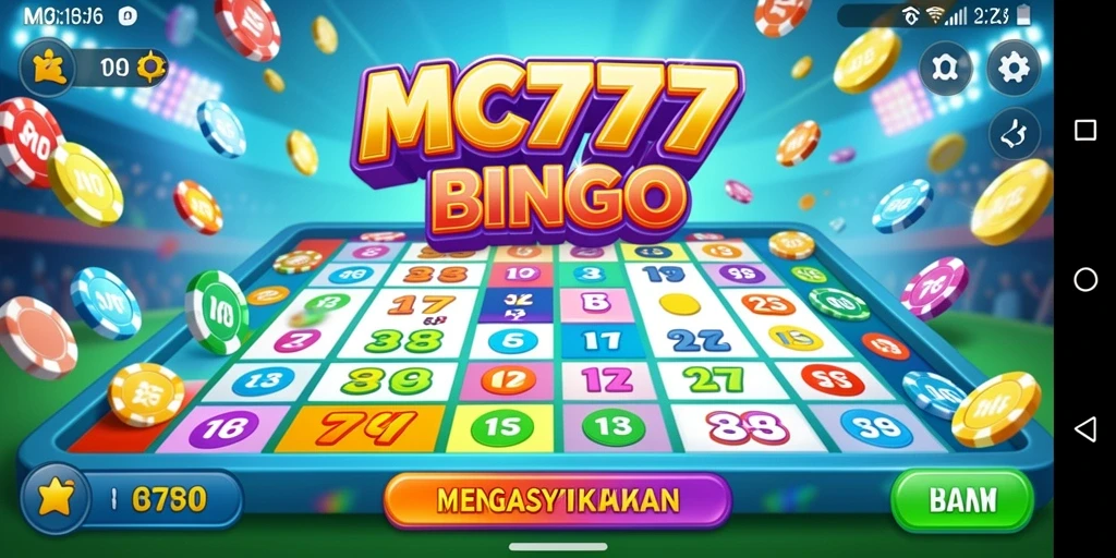 Screenshot gameplay Bingo di MC777 memperlihatkan serunya permainan.