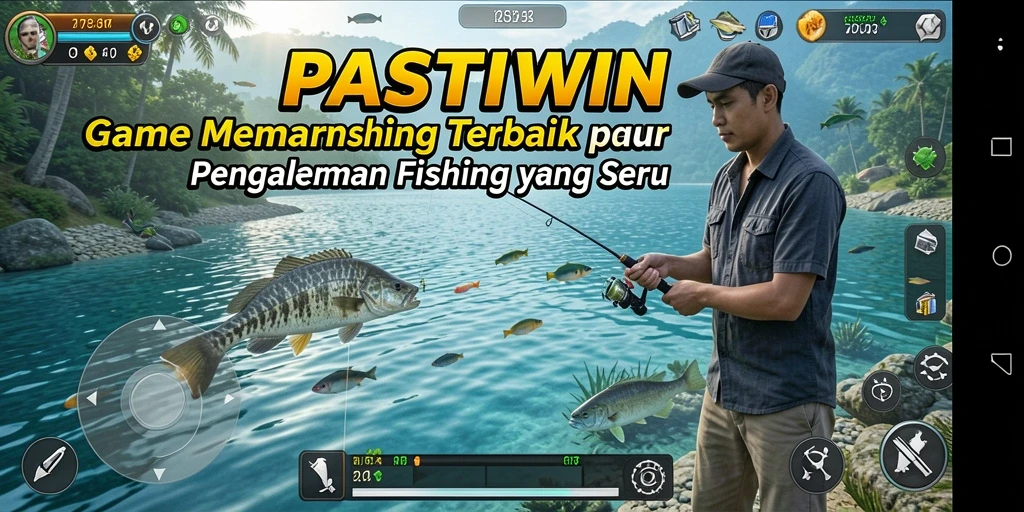 Tangkapan ikan yang fantastis di gameplay PASTIWIN.