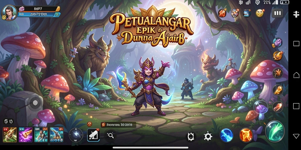 Tampilan gameplay RPVIP7 yang menakjubkan dalam dunia petualangan.