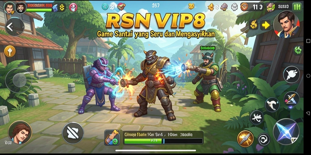 Tampilan gameplay menarik di RSNVIP8 dengan berbagai level menantang.