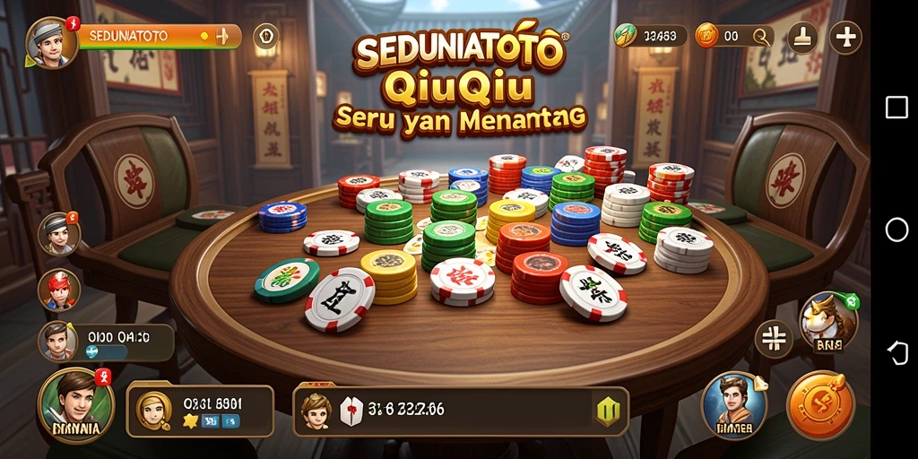 Tampilan gameplay QiuQiu yang menarik dan penuh tantangan.