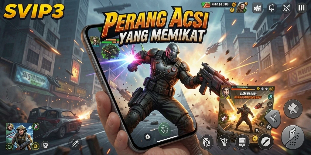 Menampilkan aksi pertempuran yang mendebarkan di SVIP3.