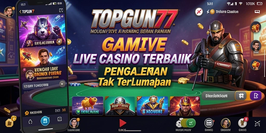 Tampilan seru gameplay Live Casino dengan dealer profesional.