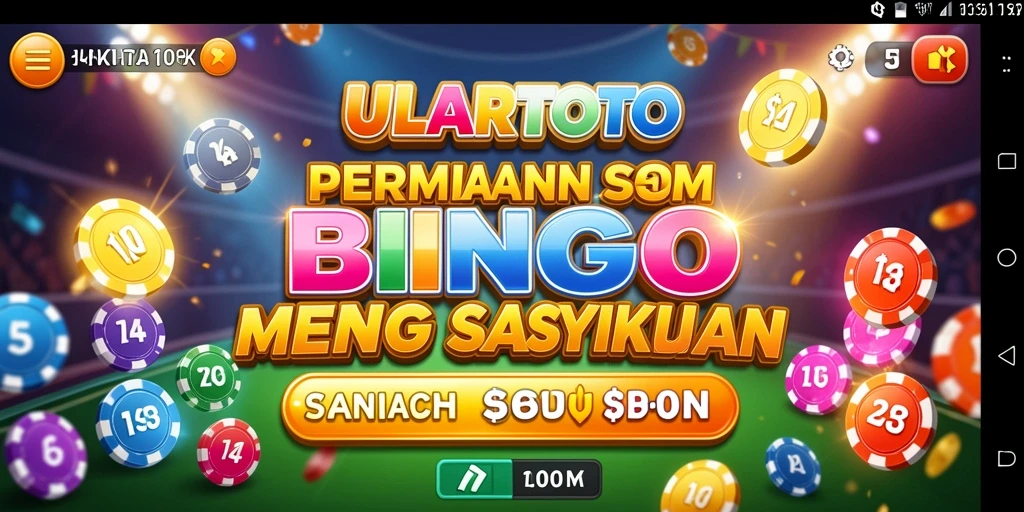 Tangkapan layar gameplay ULARTOTO yang menampilkan keseruan bermain Bingo.